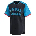 Youth No.22 Christian Yelich Milwaukee Brewers Navy Limited National League 2024 All-Star Game Jersey