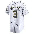 Youth No.3 Joey Ortiz Milwaukee Brewers White Limited Alternate Jersey