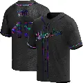 Youth No.45 Luke Voit Milwaukee Brewers Black Replica Holographic Alternate Jersey