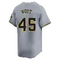 Youth No.45 Luke Voit Milwaukee Brewers Gray Limited Away Jersey